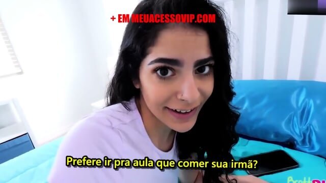 Meia Irma Fazendo Boquete Legendado
